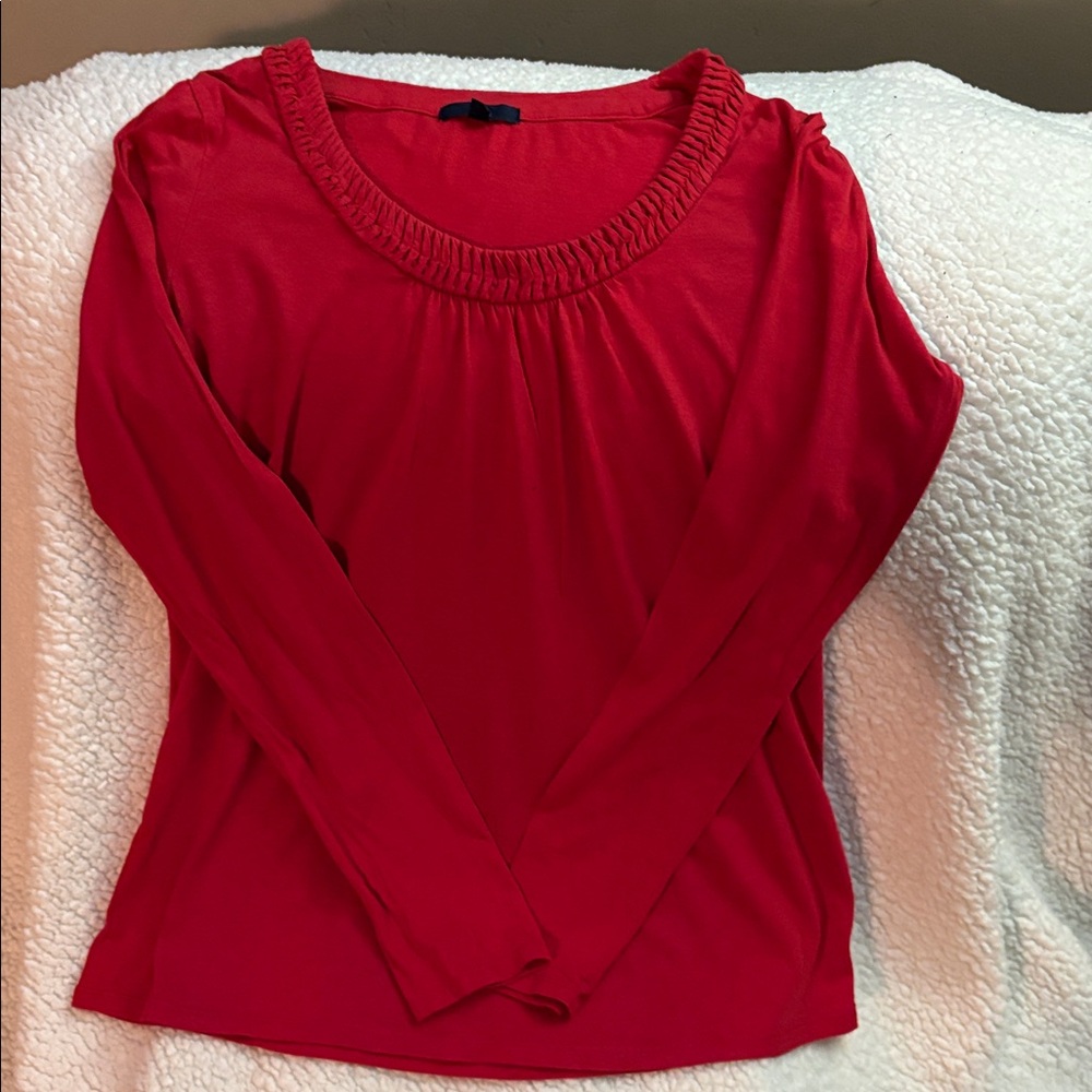 GAP Vibrant Red Blouse